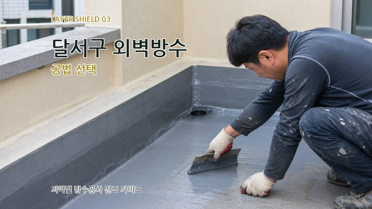 달서구 외벽방수 공법 선택