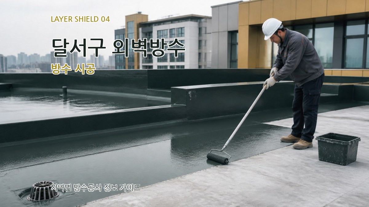 달서구 외벽방수 방수 시공