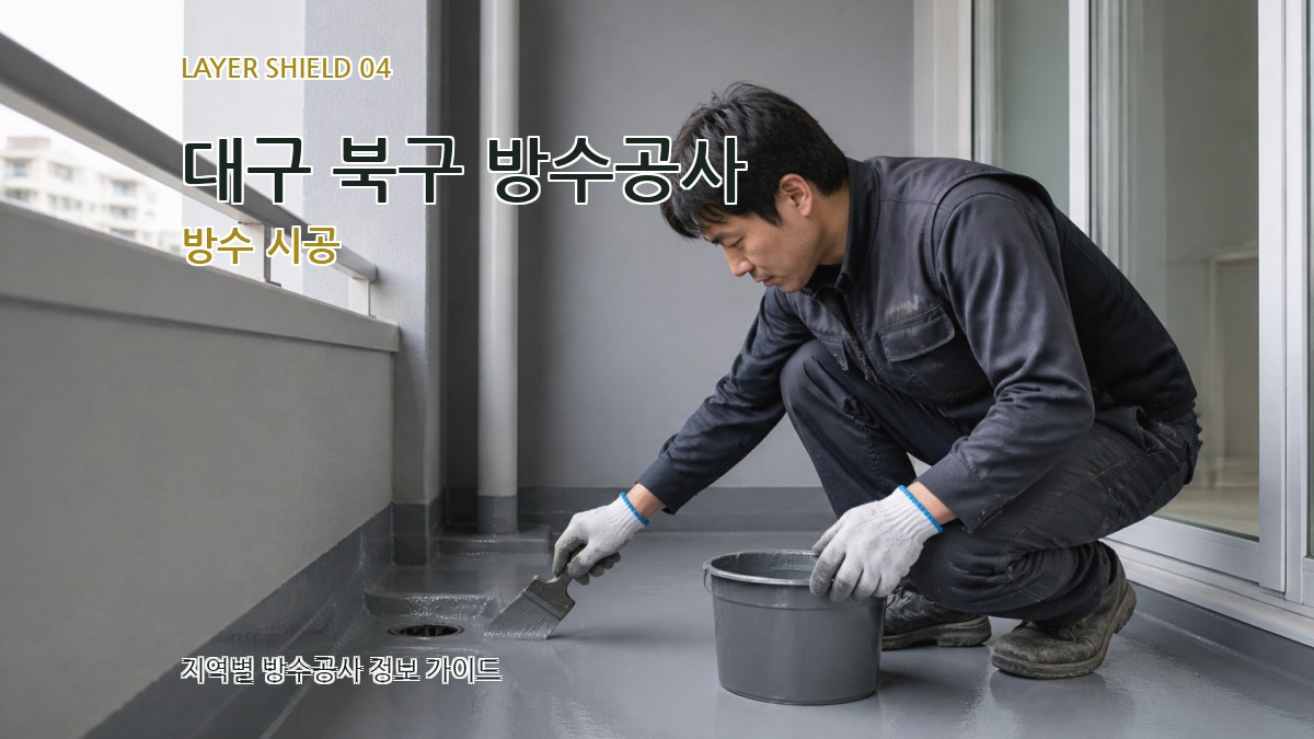 대구 북구 방수공사 방수 시공