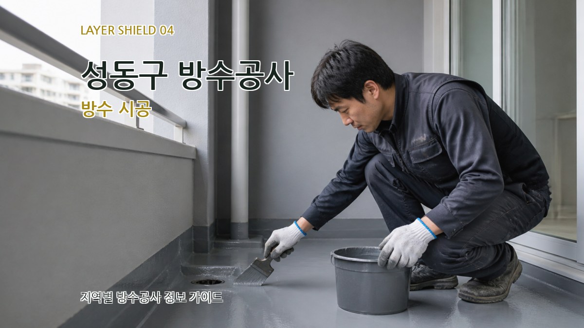 성동구 방수공사 방수 시공