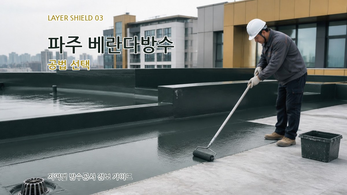 파주 베란다방수 공법 선택