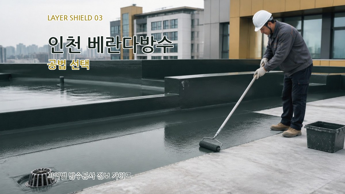 인천 베란다방수 공법 선택
