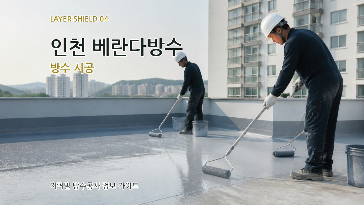 인천 베란다방수 방수 시공
