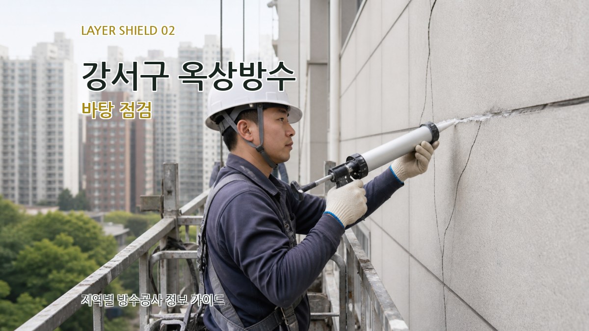 강서구 옥상방수 바탕 점검