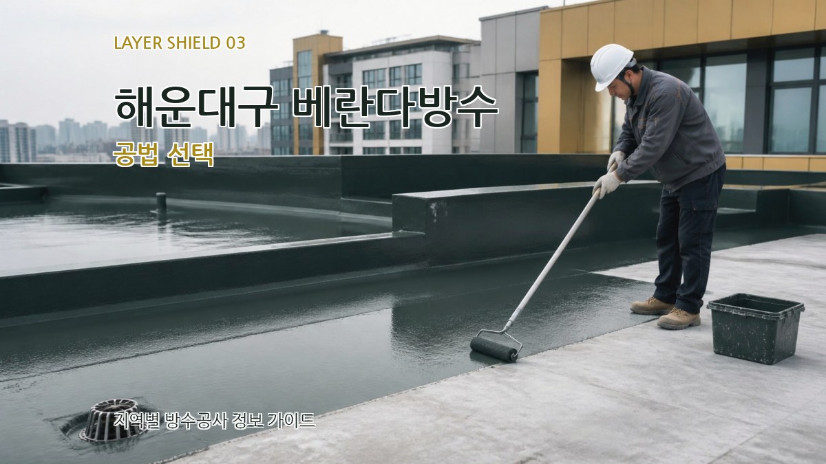 해운대구 베란다방수 공법 선택