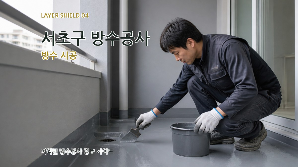 서초구 방수공사 방수 시공