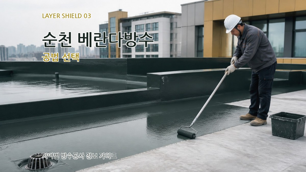 순천 베란다방수 공법 선택