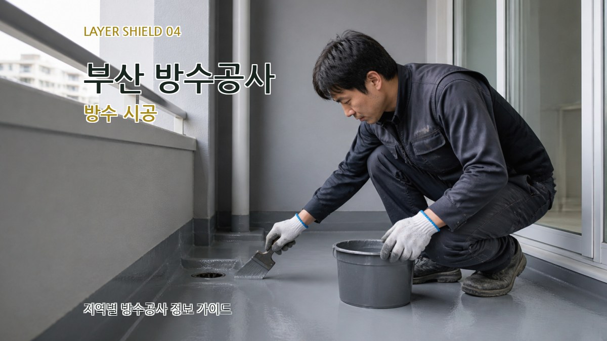 부산 방수공사 방수 시공