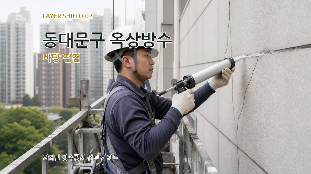 동대문구 옥상방수 바탕 점검