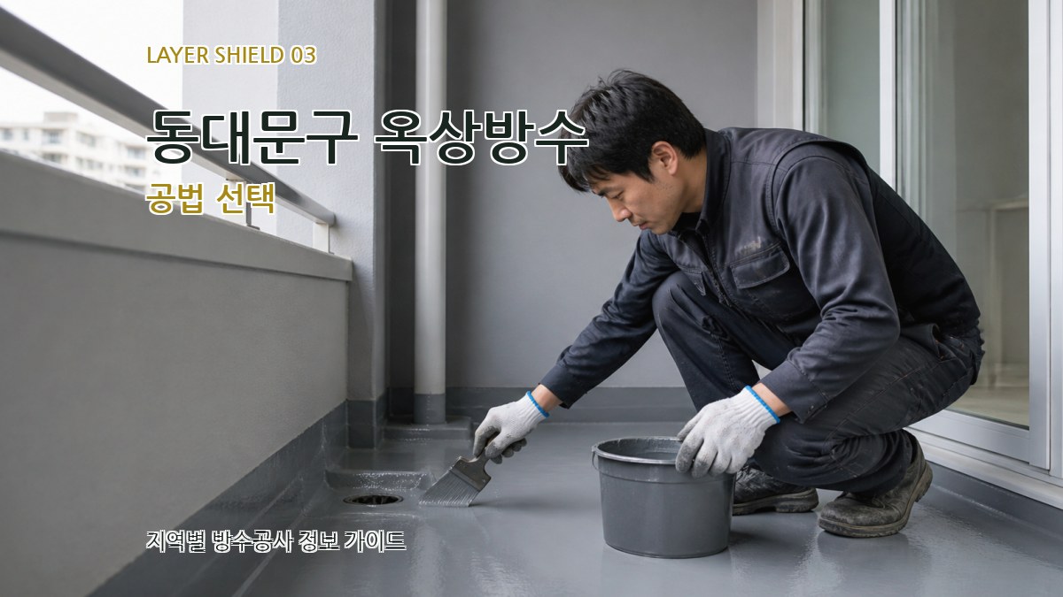 동대문구 옥상방수 공법 선택