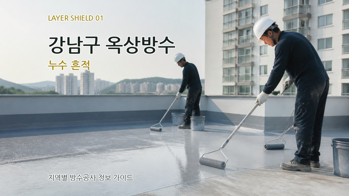 강남구 옥상방수