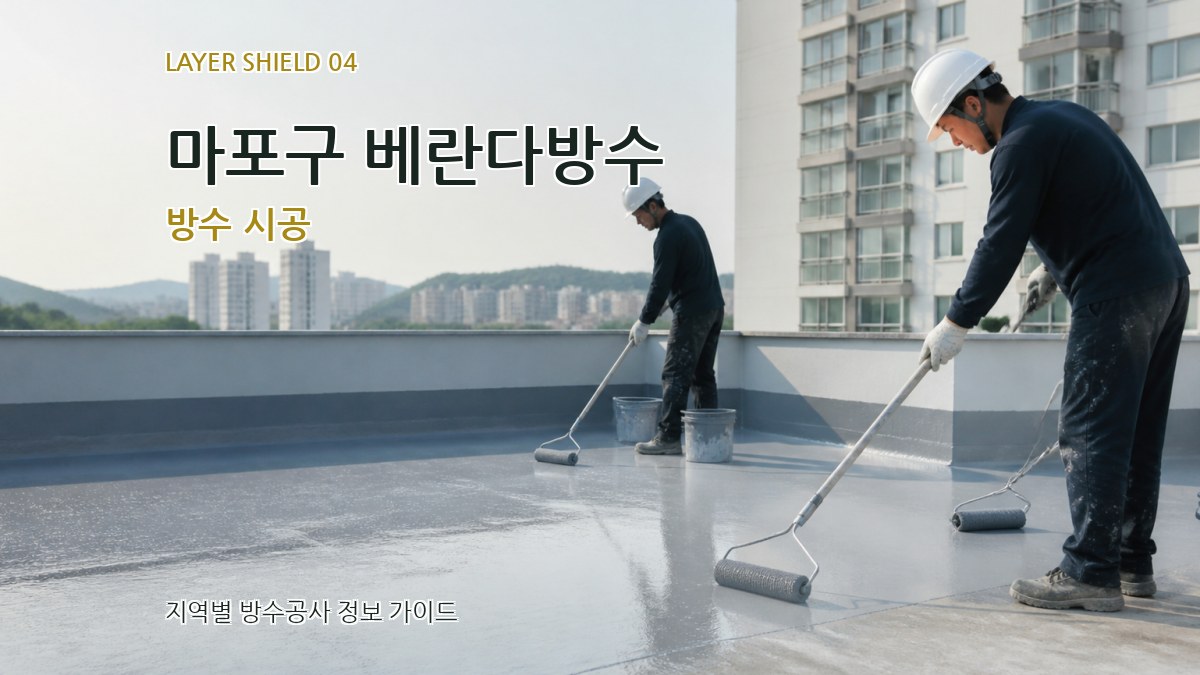 마포구 베란다방수 방수 시공