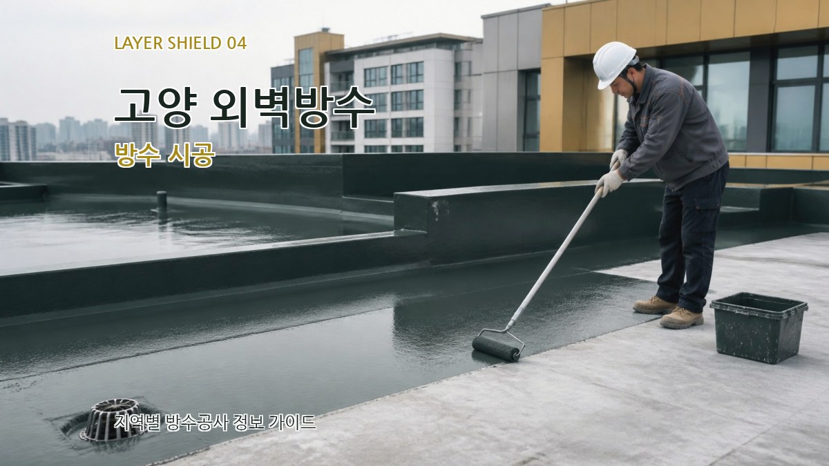 고양 외벽방수 방수 시공