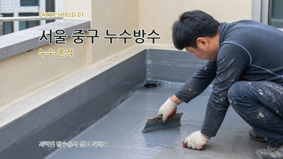 서울 중구 누수방수