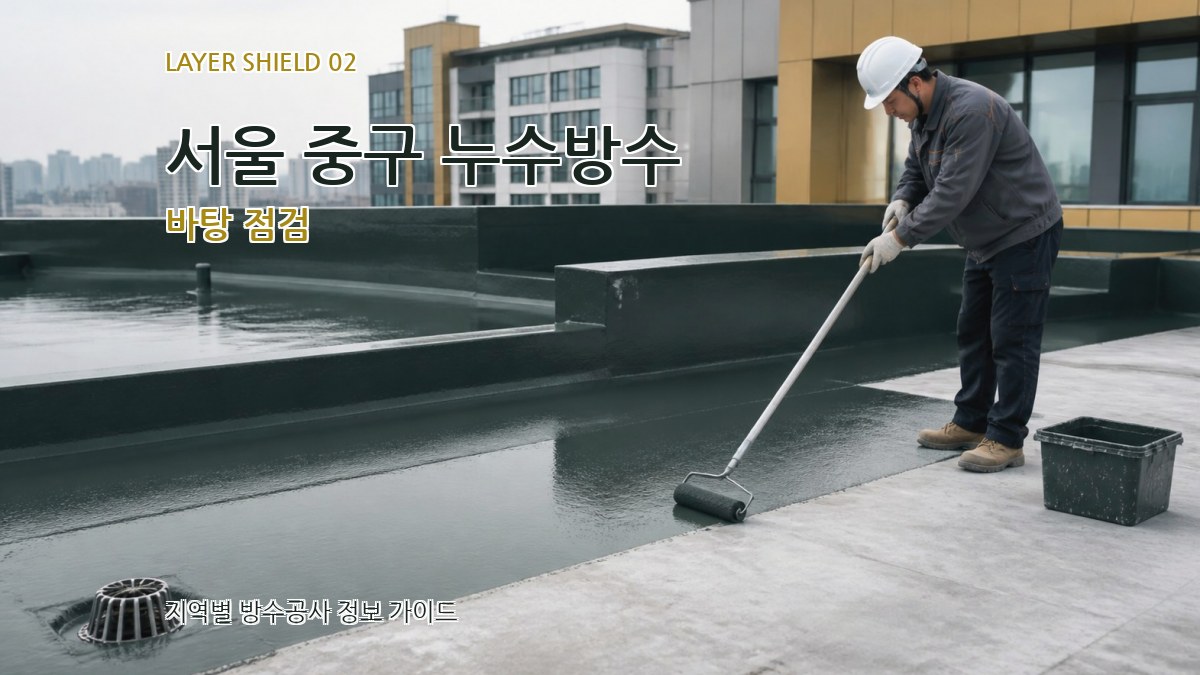 서울 중구 누수방수 바탕 점검