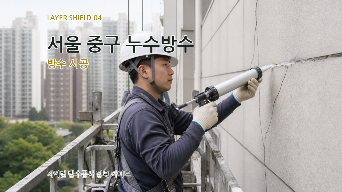 서울 중구 누수방수 방수 시공
