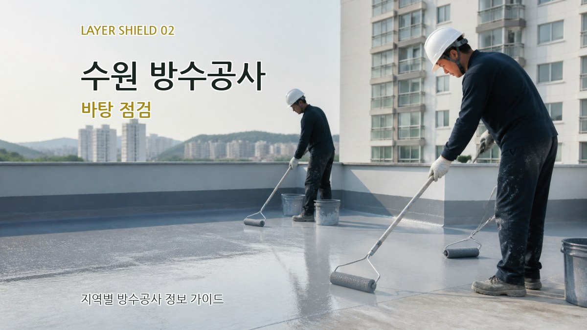 수원 방수공사 바탕 점검