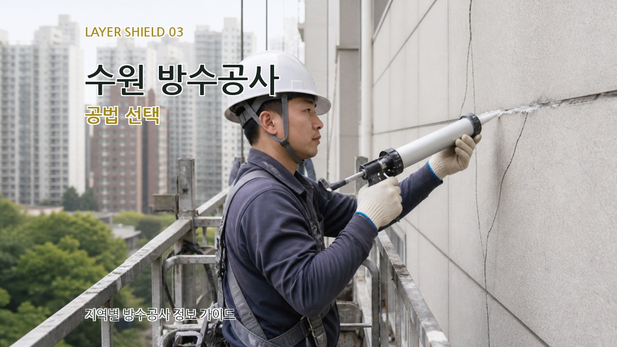 수원 방수공사 공법 선택