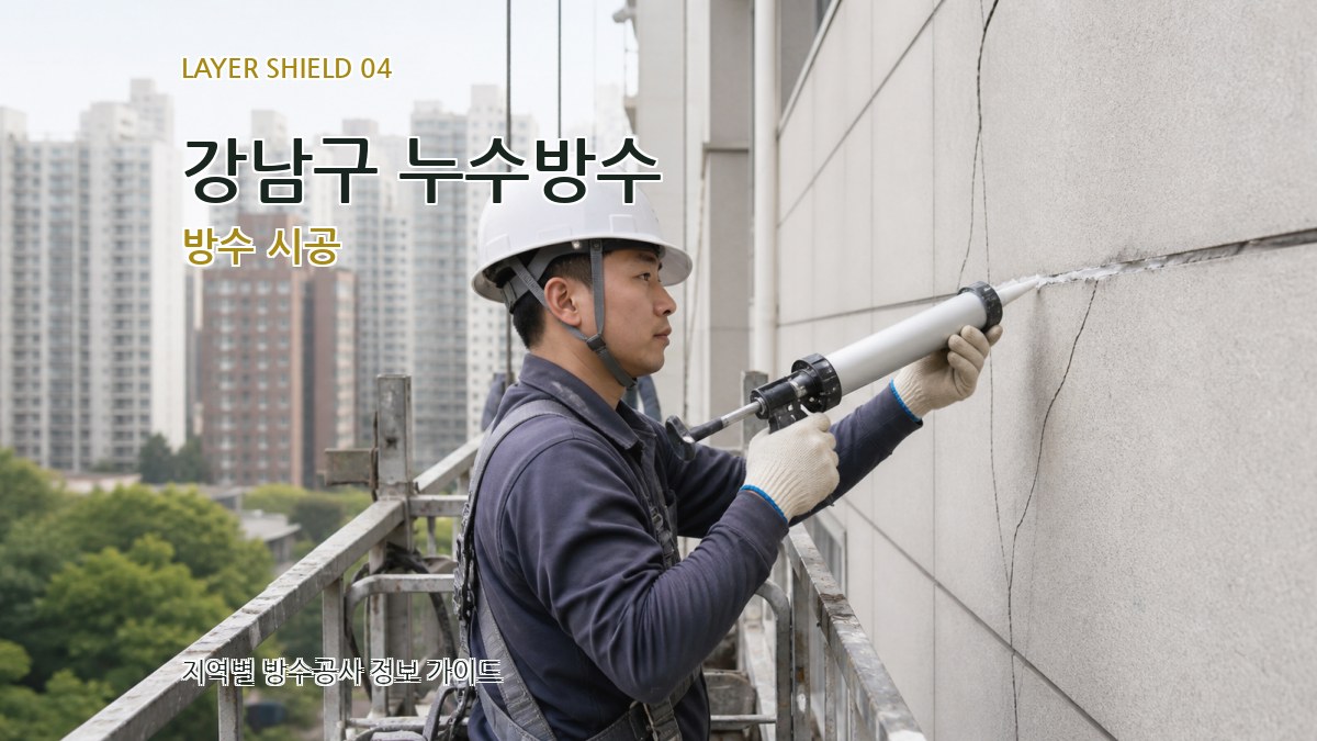 강남구 누수방수 방수 시공