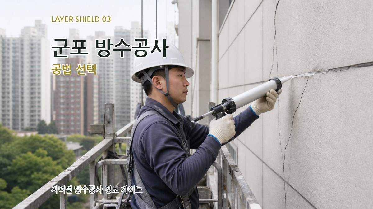 군포 방수공사 공법 선택
