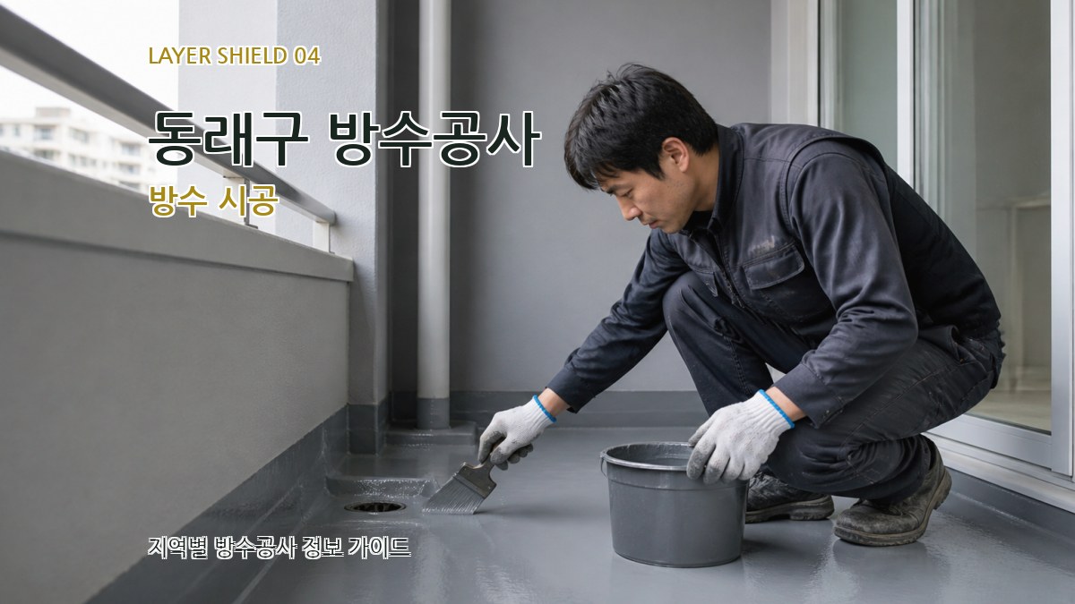 동래구 방수공사 방수 시공