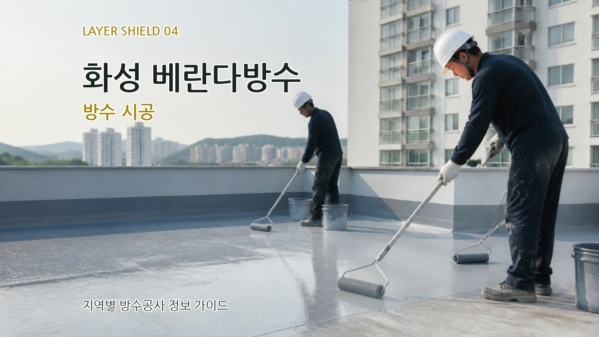 화성 베란다방수 방수 시공