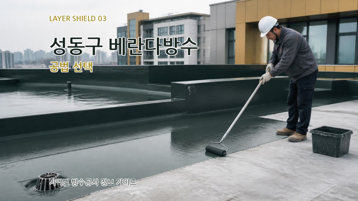 성동구 베란다방수 공법 선택