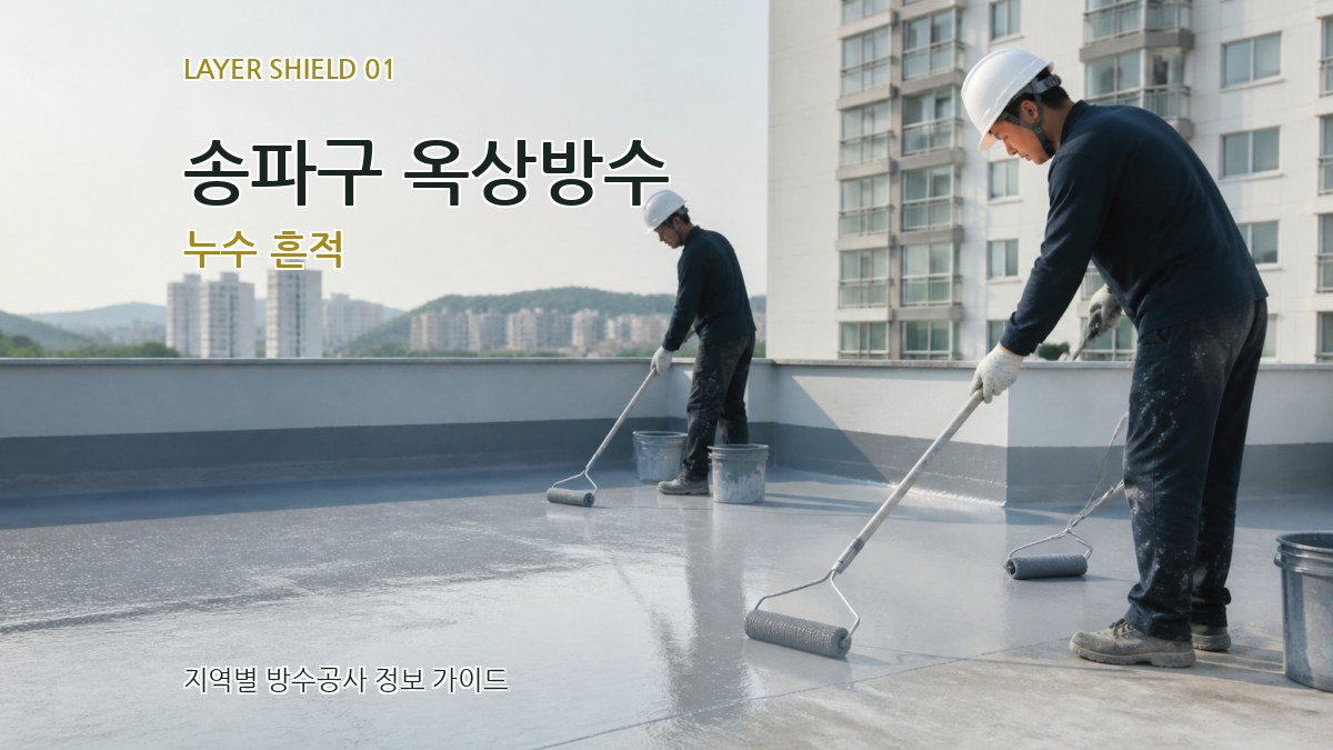 송파구 옥상방수