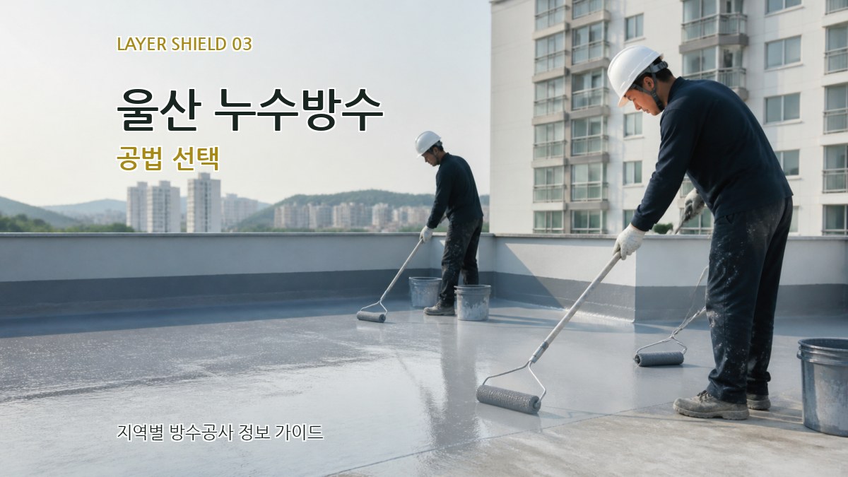 울산 누수방수 공법 선택