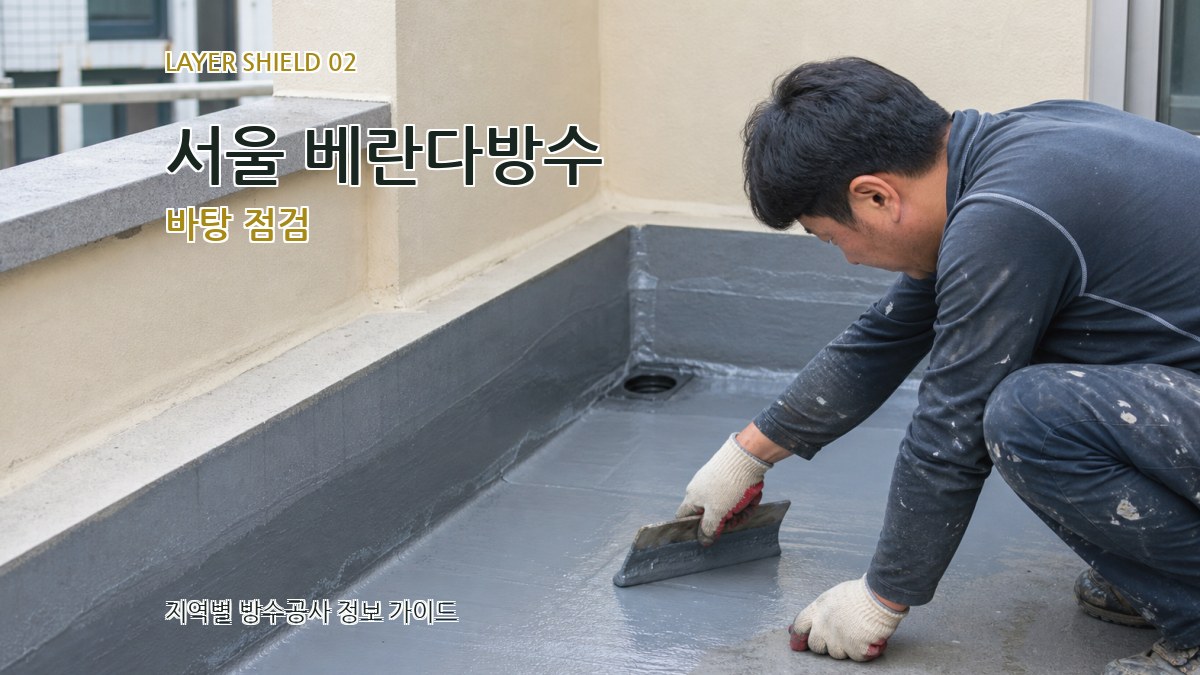 서울 베란다방수 바탕 점검