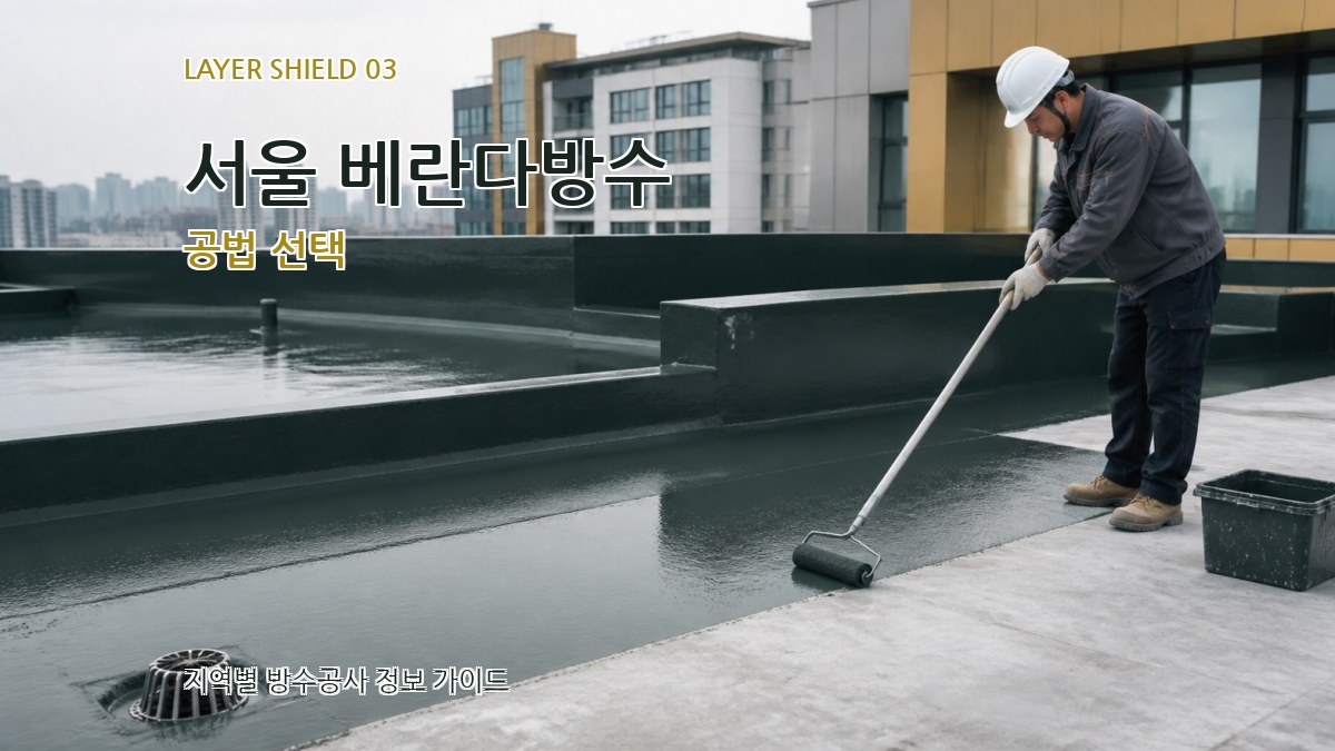 서울 베란다방수 공법 선택