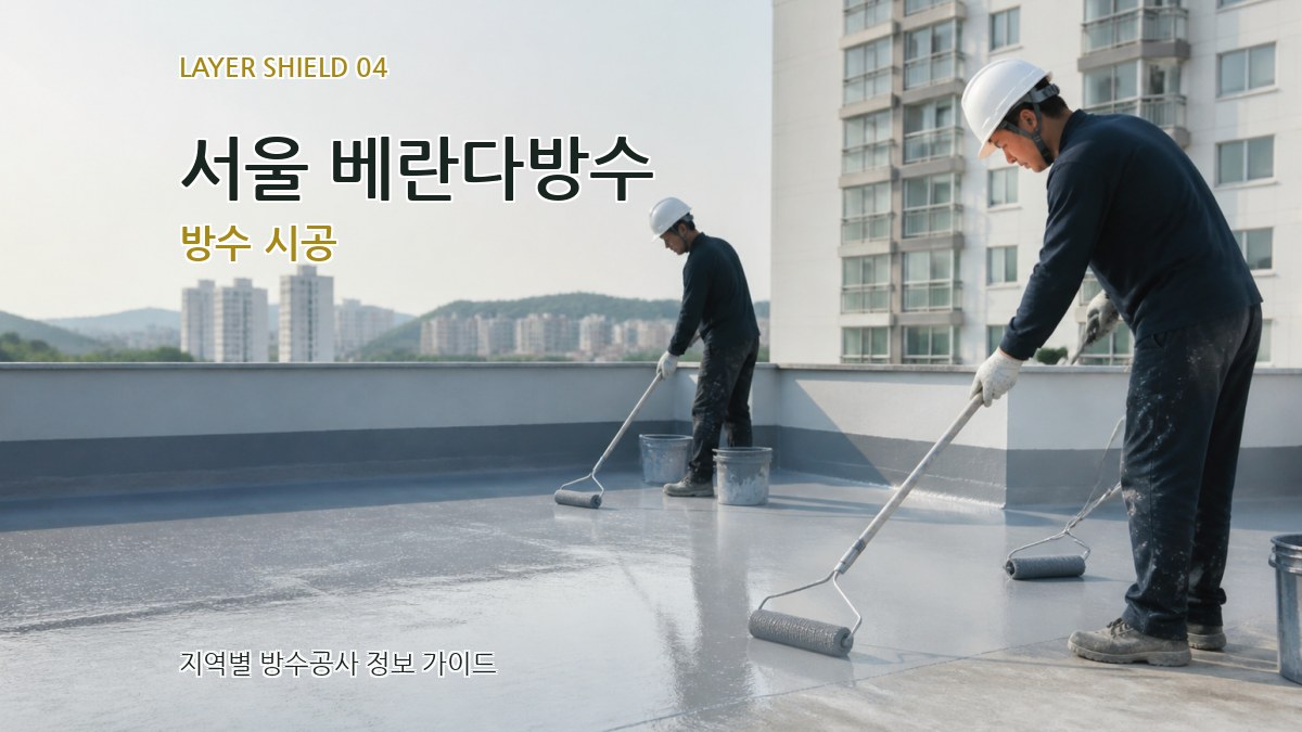 서울 베란다방수 방수 시공
