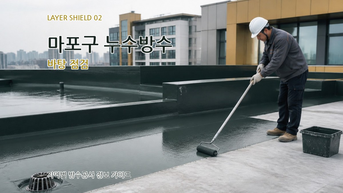 마포구 누수방수 바탕 점검