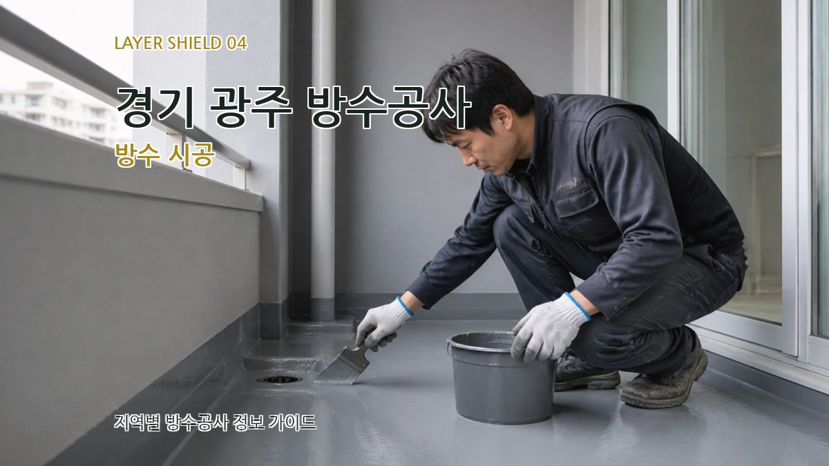 경기 광주 방수공사 방수 시공
