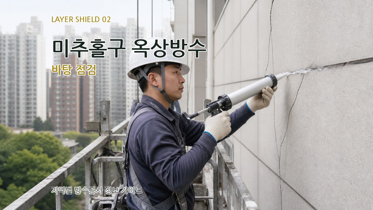 미추홀구 옥상방수 바탕 점검