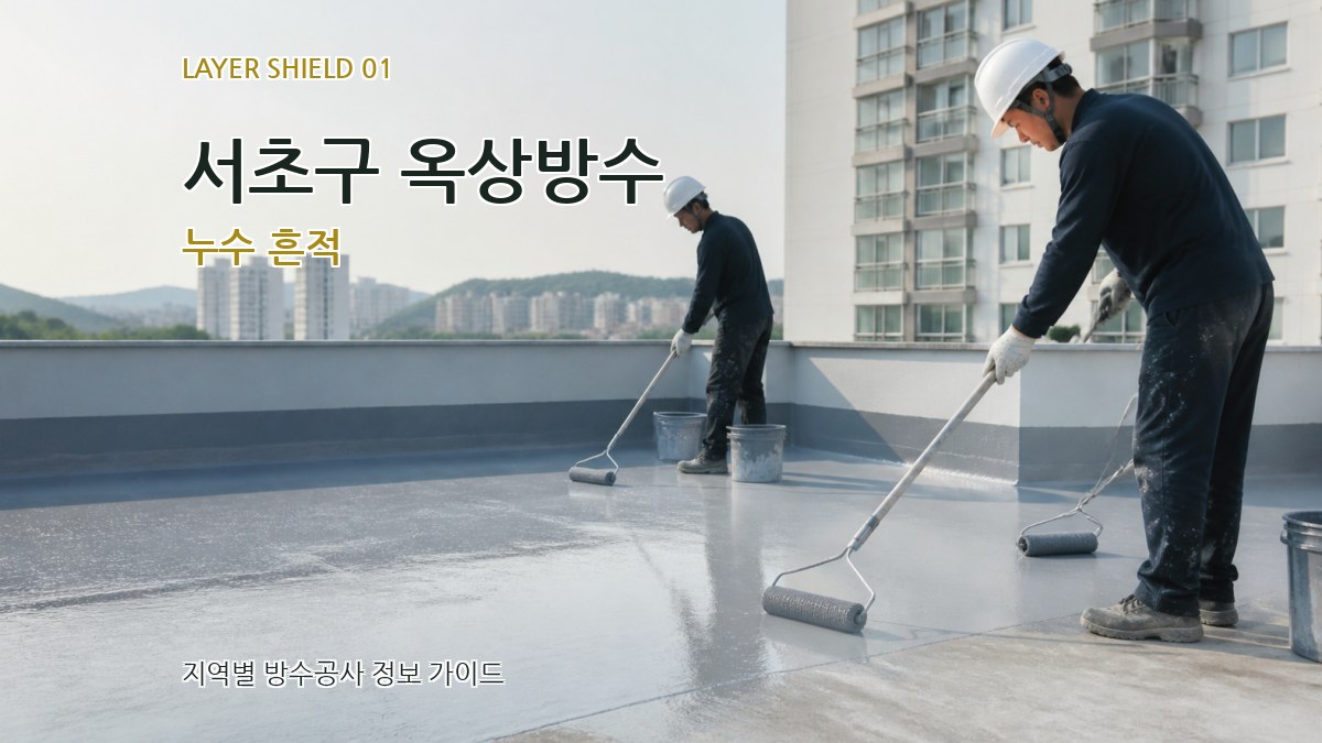 서초구 옥상방수