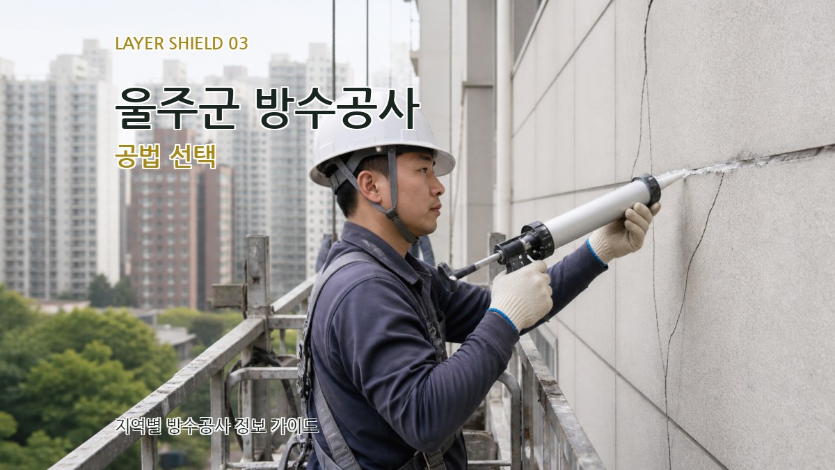울주군 방수공사 공법 선택