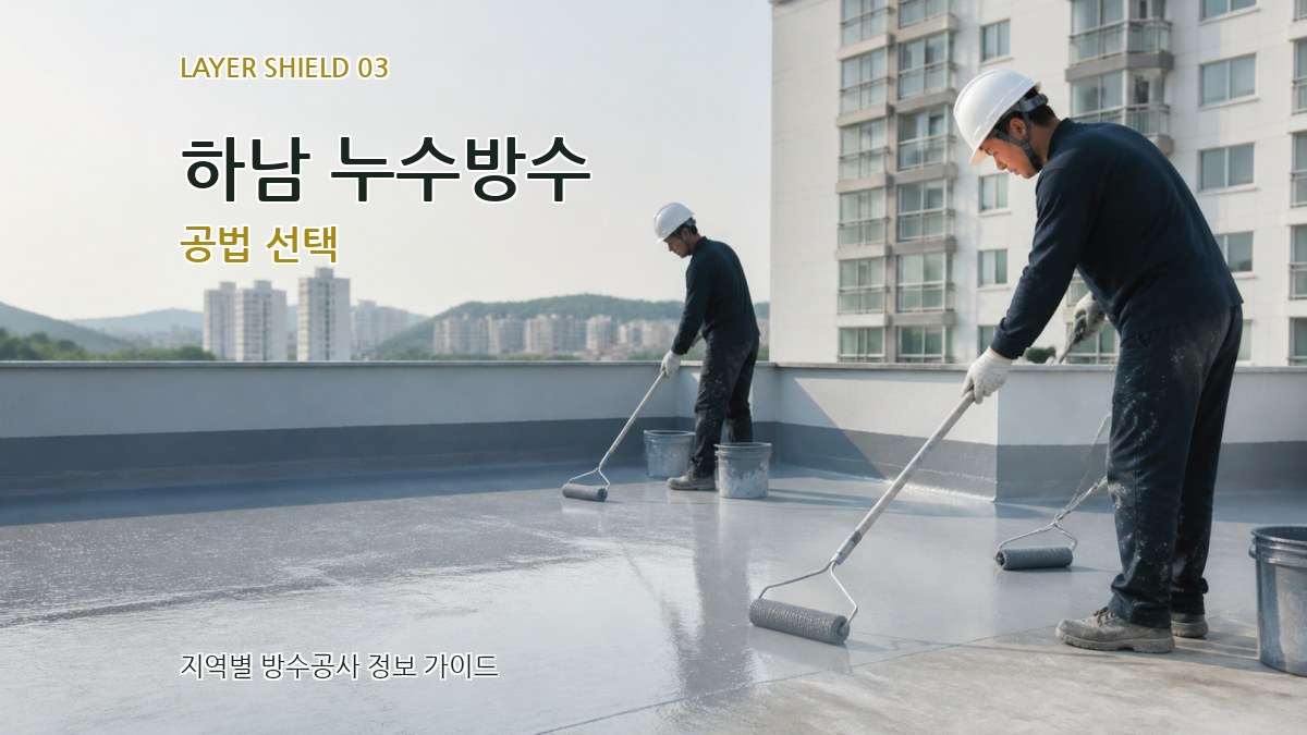 하남 누수방수 공법 선택