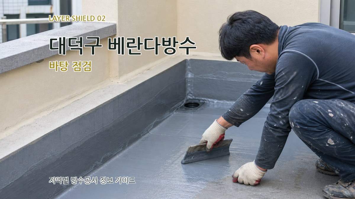 대덕구 베란다방수 바탕 점검