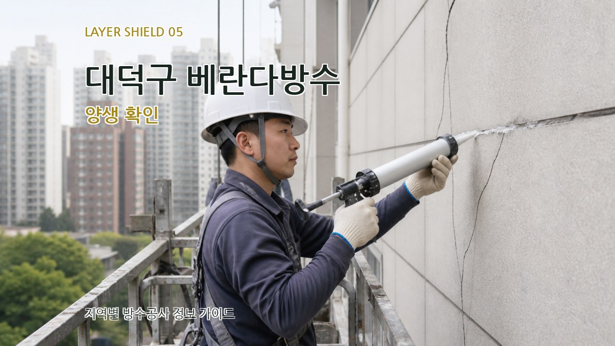 대덕구 베란다방수 양생 확인