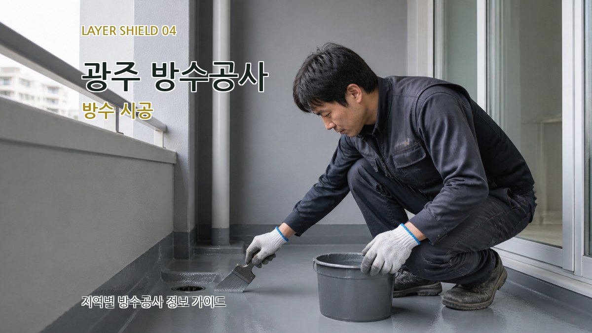 광주 방수공사 방수 시공