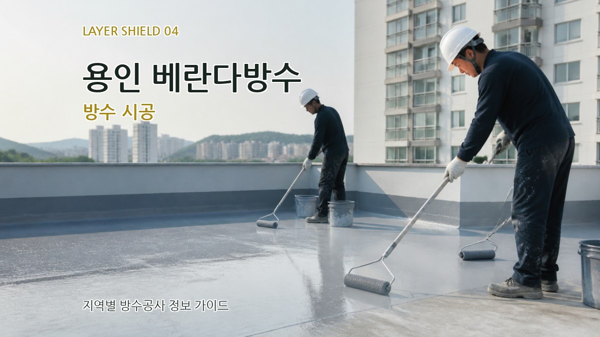 용인 베란다방수 방수 시공