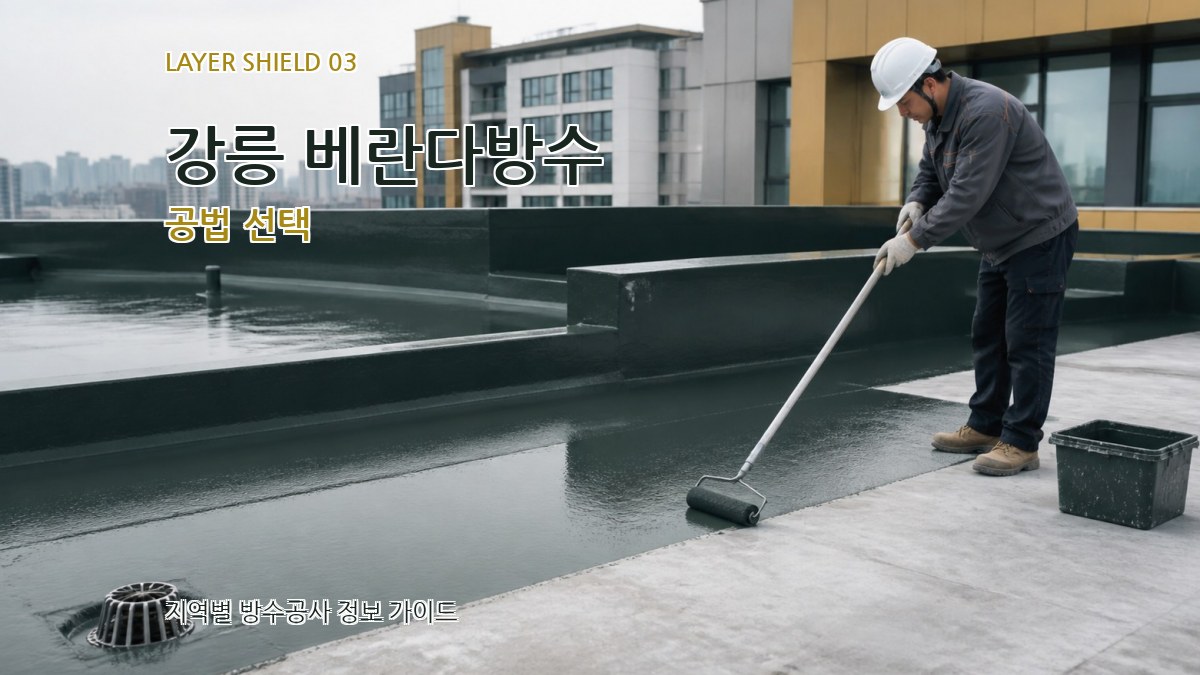 강릉 베란다방수 공법 선택
