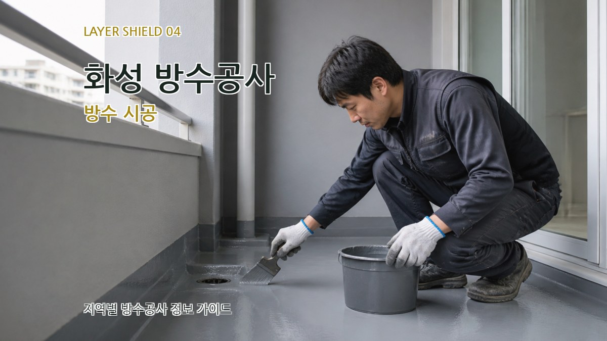화성 방수공사 방수 시공