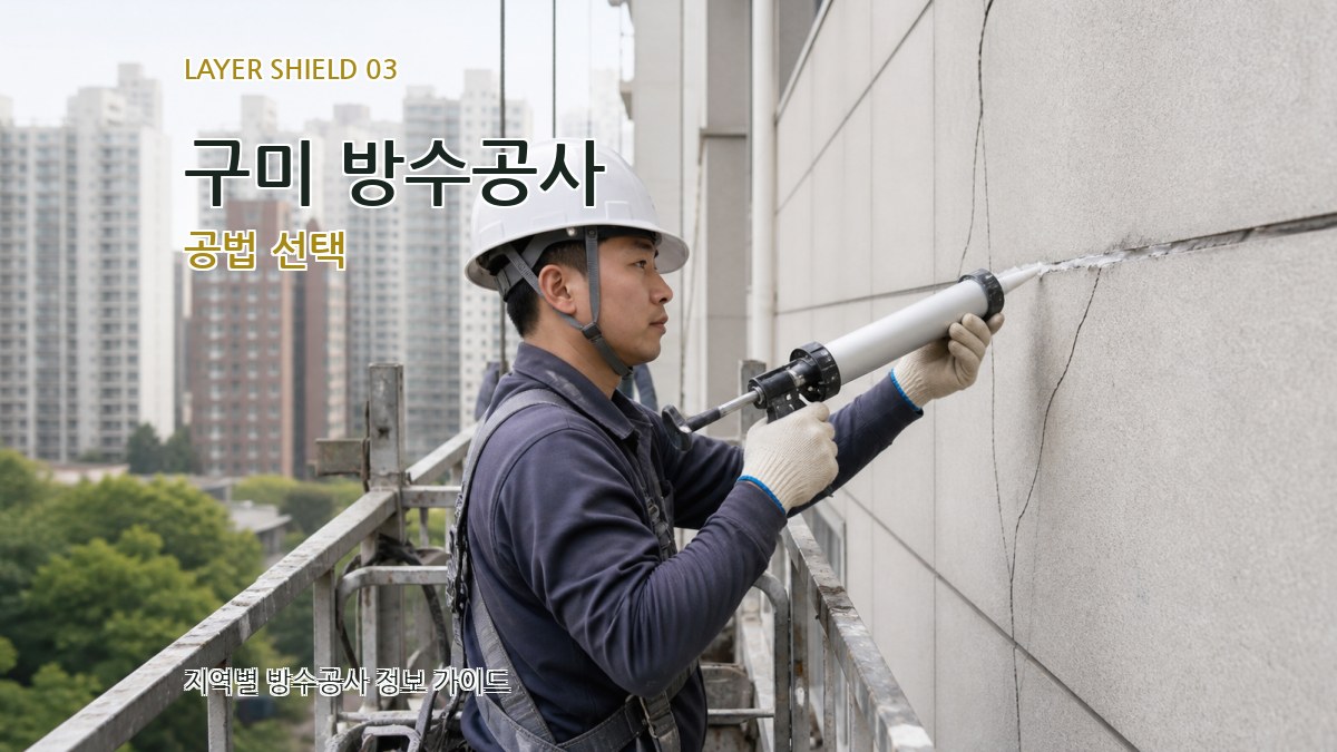 구미 방수공사 공법 선택