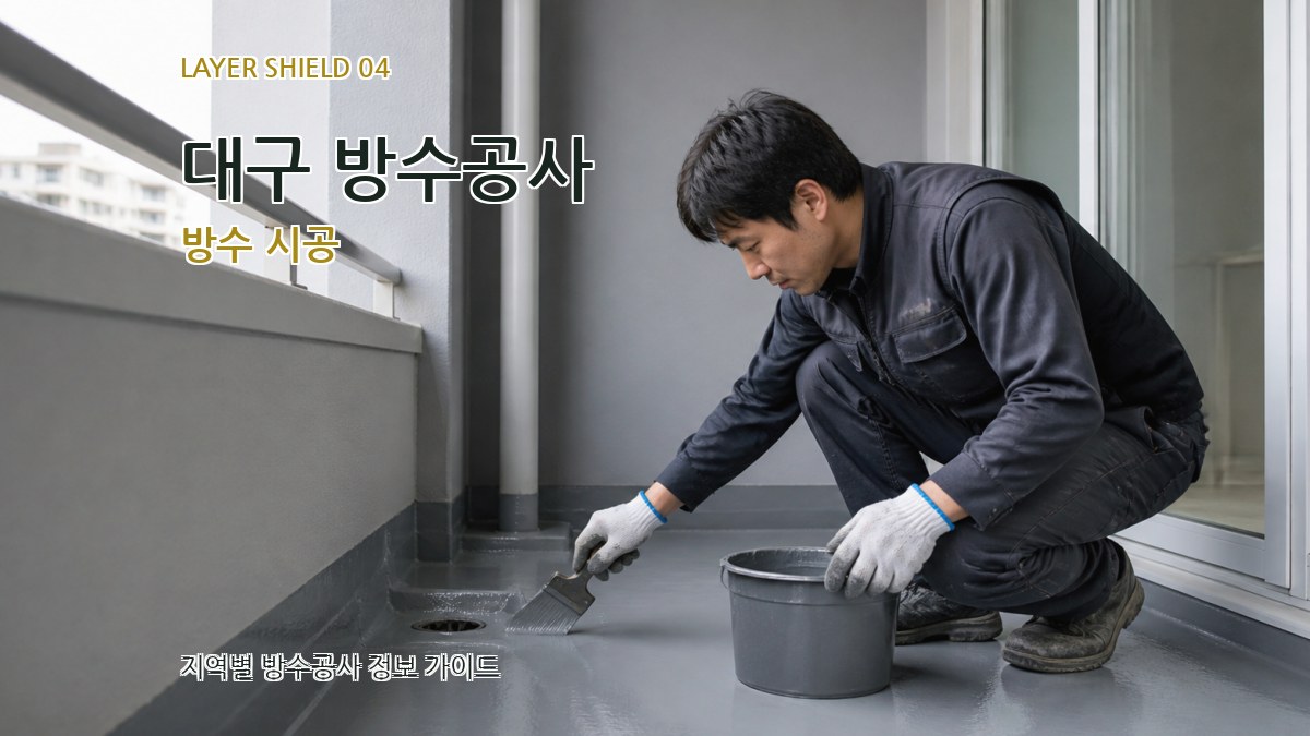 대구 방수공사 방수 시공