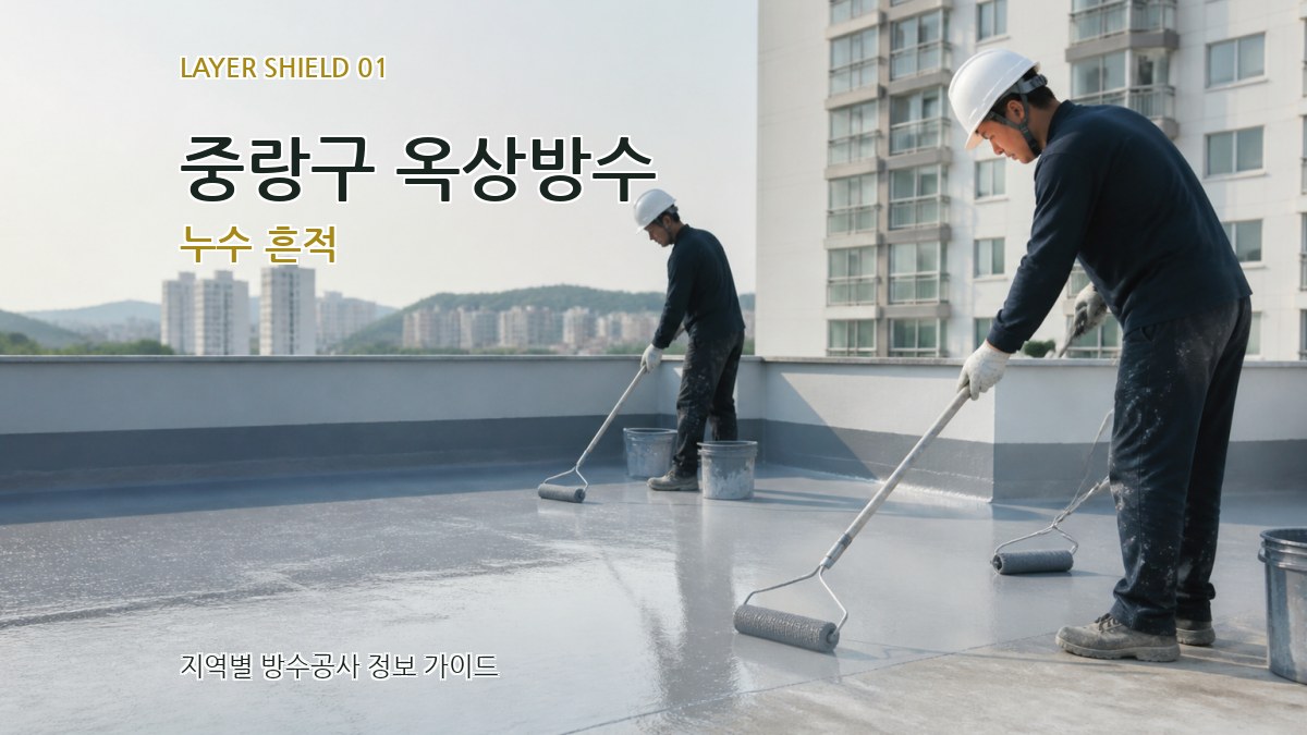중랑구 옥상방수