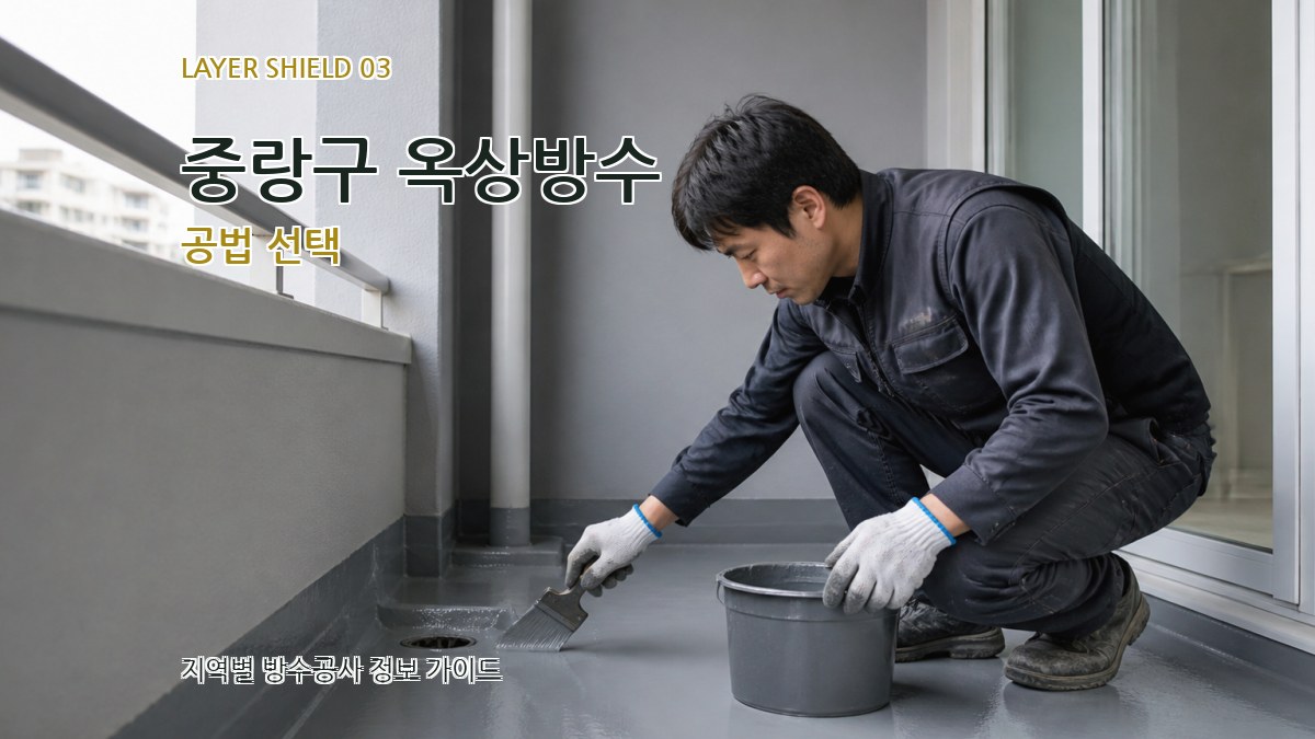 중랑구 옥상방수 공법 선택