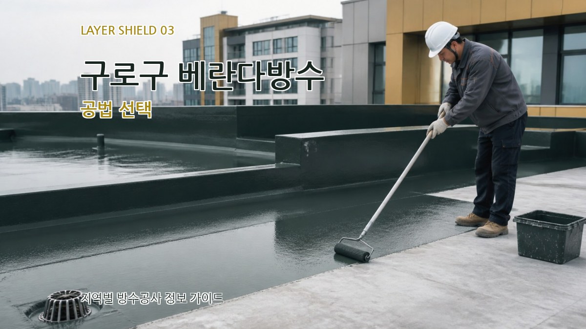 구로구 베란다방수 공법 선택