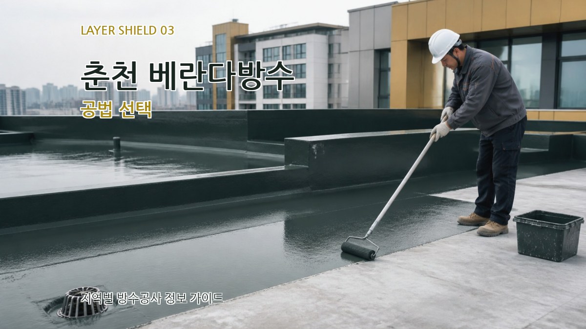 춘천 베란다방수 공법 선택
